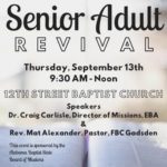 Senior Adult Revival @ 12th Street Baptist Church